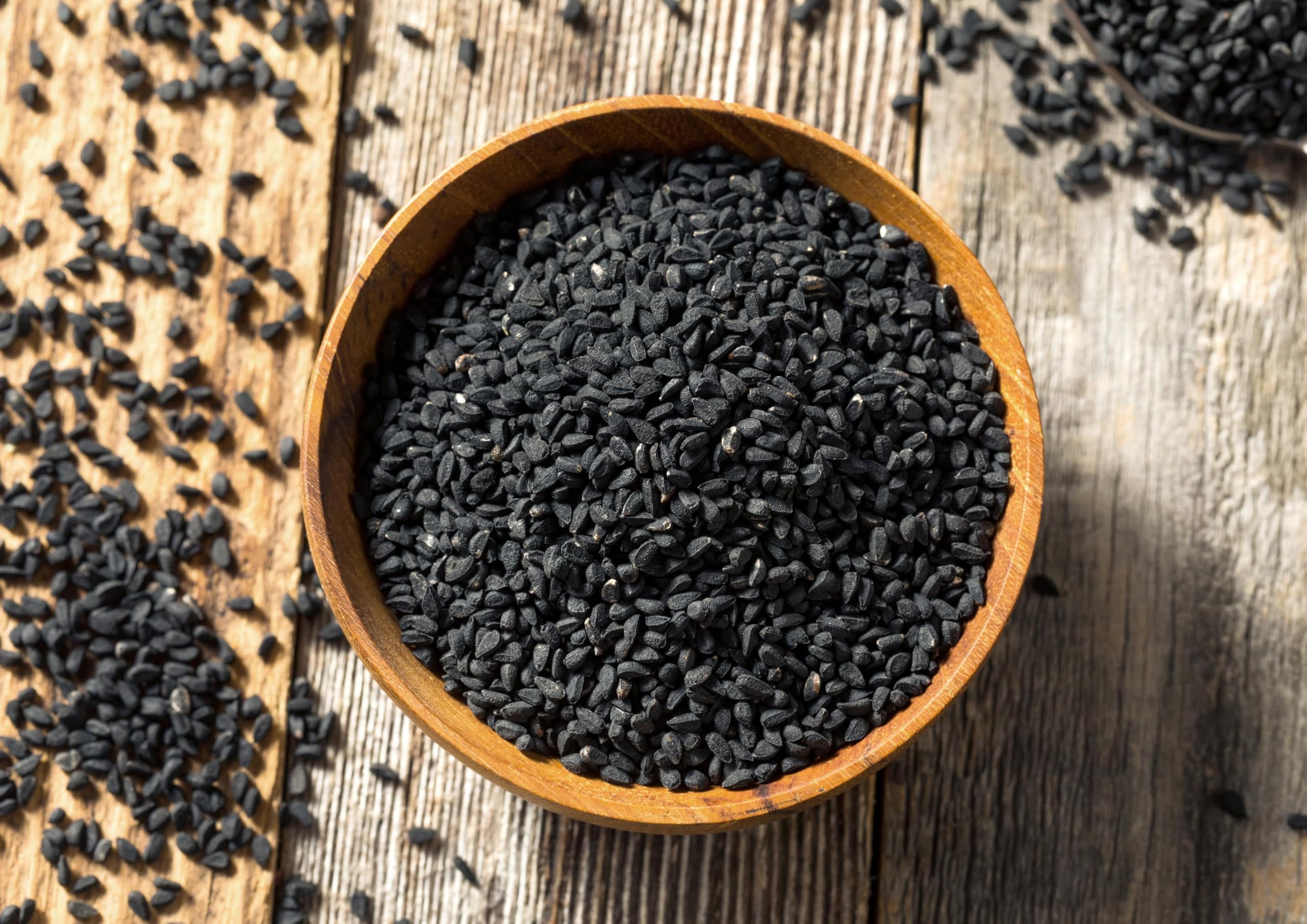 Food to Live - Organic Black Cumin Seeds (16 lbs) | Whole Raw Nigella Sativa Seeds | Bulk Spice for Cooking | Vegan, Gluten-Free | Rich in Iron, Calcium & Magnesium | Perfect for Seasoning Vegetables, Baking & Ayurvedic Recipes