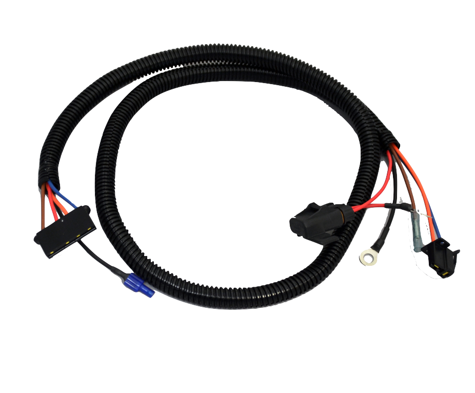 94 Series 24V Wiring Harness - Black Tee Style Field/Stator Plug for Heavy Duty Trucks & Agricultural Equipment