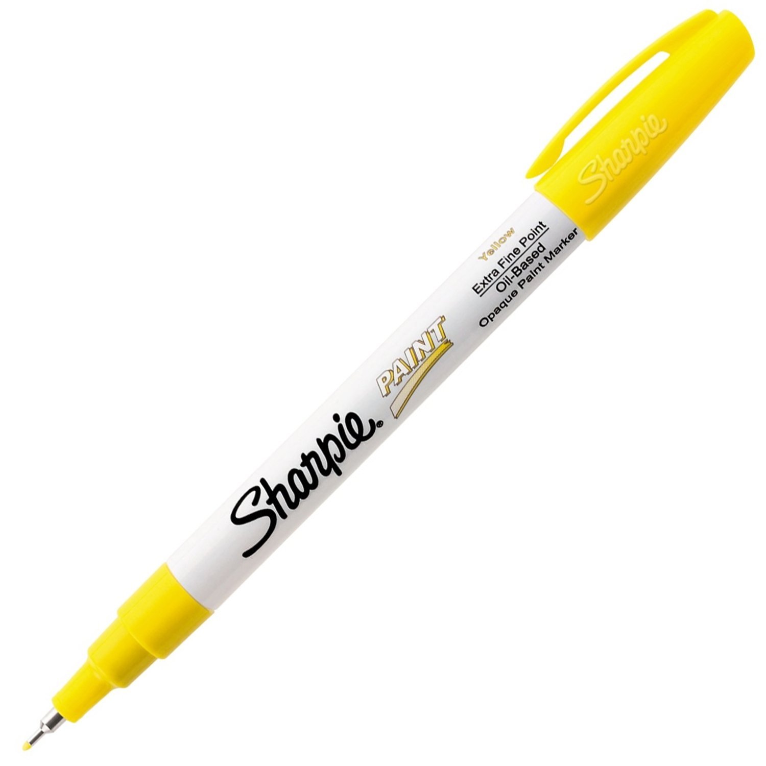 Sharpie Extra Fine Point Paint Markers - Vibrant Yellow for Art, DIY Projects & Signage | Permanent Ink for Paper, Metal, Glass & More