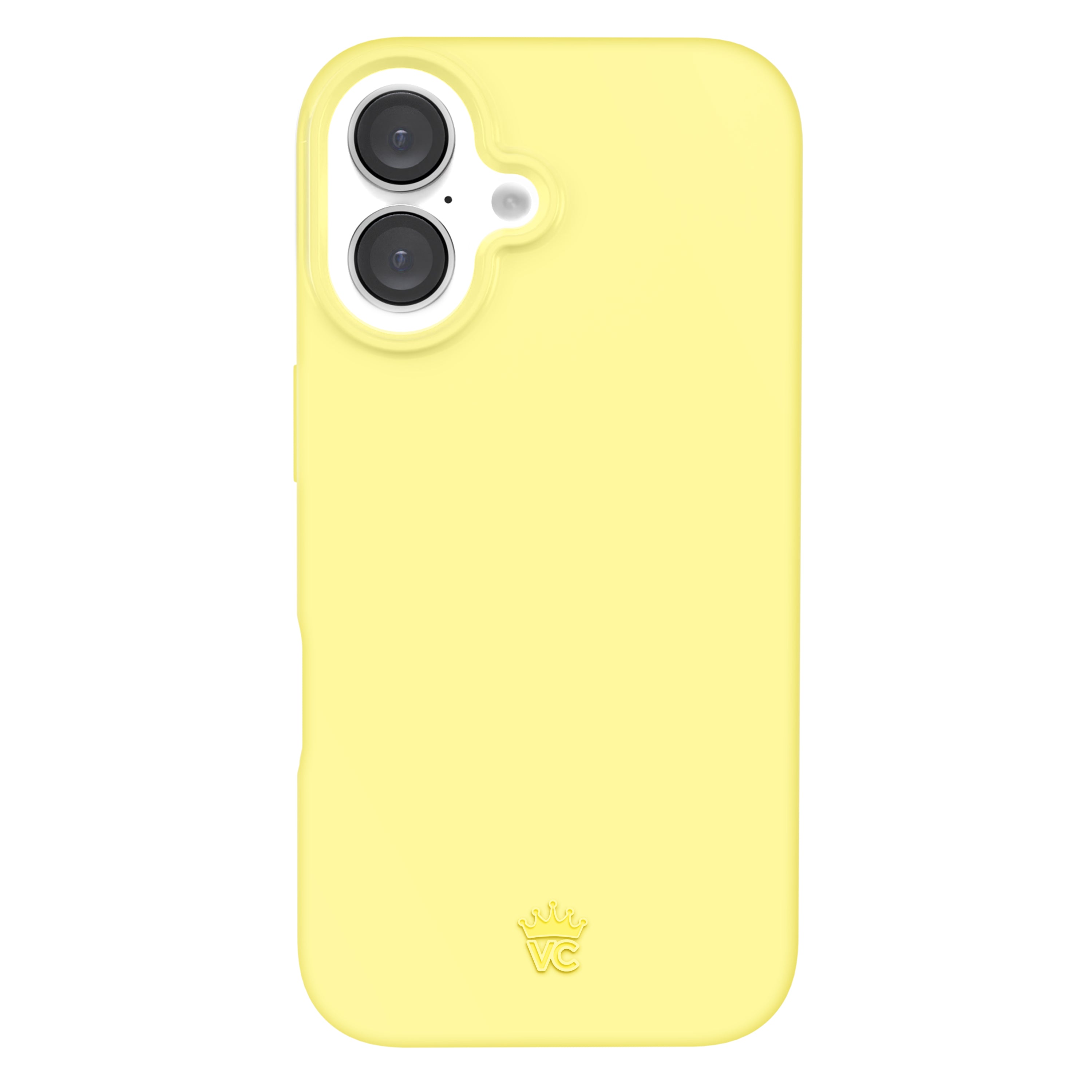 Butter Yellow iPhone Case - Soft Silicone Protective Cover for iPhone 13/14/15 - Slim Fit Shockproof Phone Case for Everyday Use & Travel