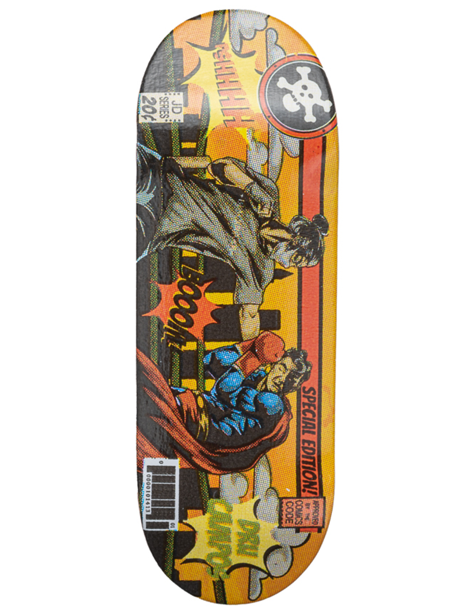 Blackriver Fingerboard Deck - Dru Campos Pro Model | Premium Mini Skateboard for Tricks & Collectibles | Perfect for Skateboard Enthusiasts & Fingerboarding Practice