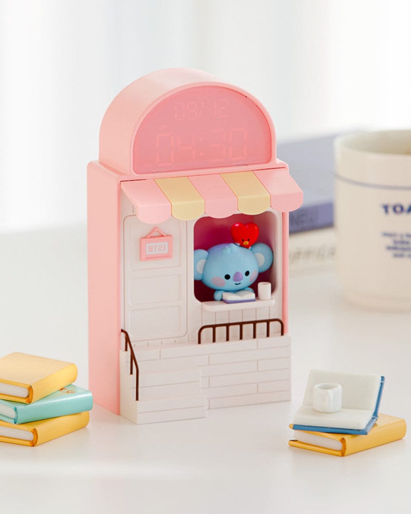 BT21 KOYA BABY MY LITTLE BUDDY LED Digital Alarm Clock with Temperature Display - Perfect for Kids' Rooms, Cafes, and Home Decor