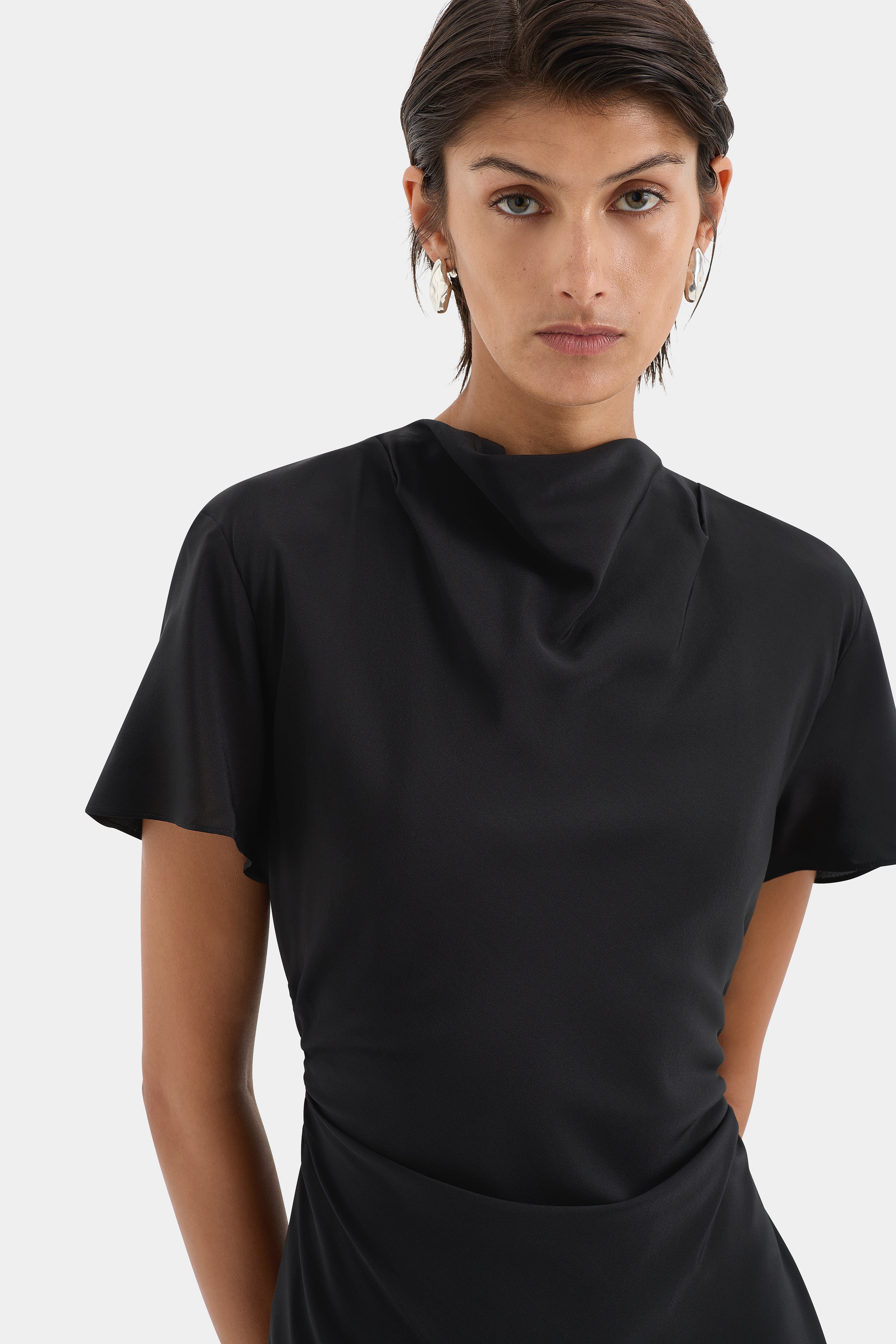 Seameadow Bias Cut Flowy Midi Dress for Women - Elegant & Comfortable Summer Casual Wear for Beach, Party & Office