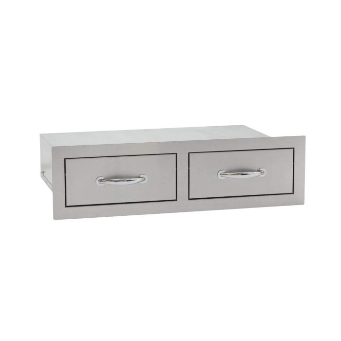 Summerset 32-Inch Double Horizontal Drawer Stainless Steel Undermount Kitchen Sink SSDR2 32H - Perfect for Modern Kitchens & Food Prep Areas