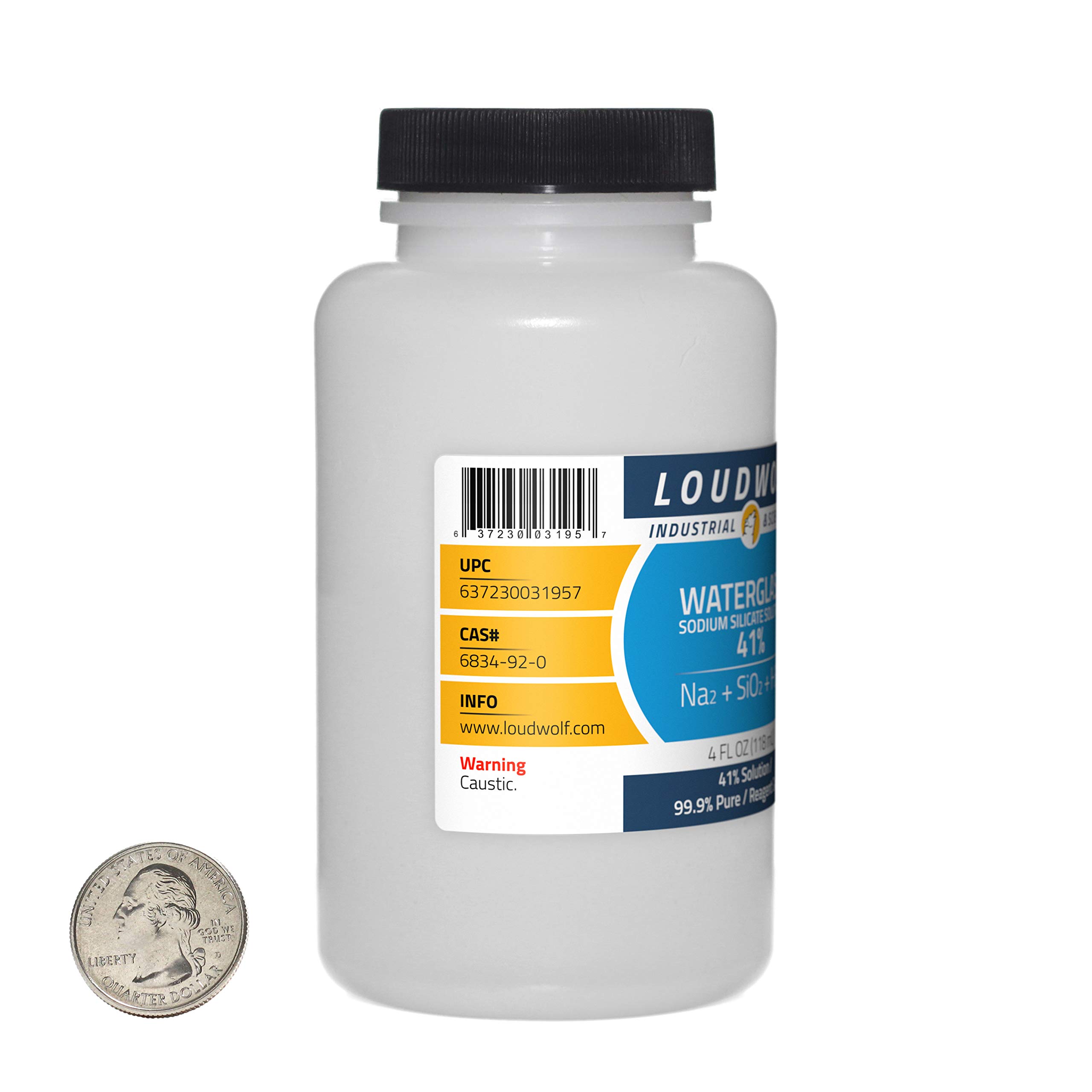 Sodium Silicate Solution - 48 fl oz (6 Bottles) - 99.9% Pure Reagent Grade (41% Concentration) - Ideal for Soap Making, Metal Casting & Water Treatment