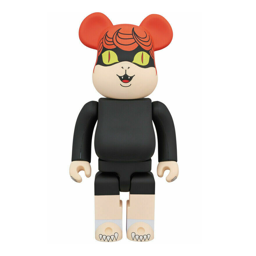 Bearbrick Nekome Kozou Cat Eyed Boy 400% Collectible Figure - Perfect for Anime Fans & Vinyl Art Displays