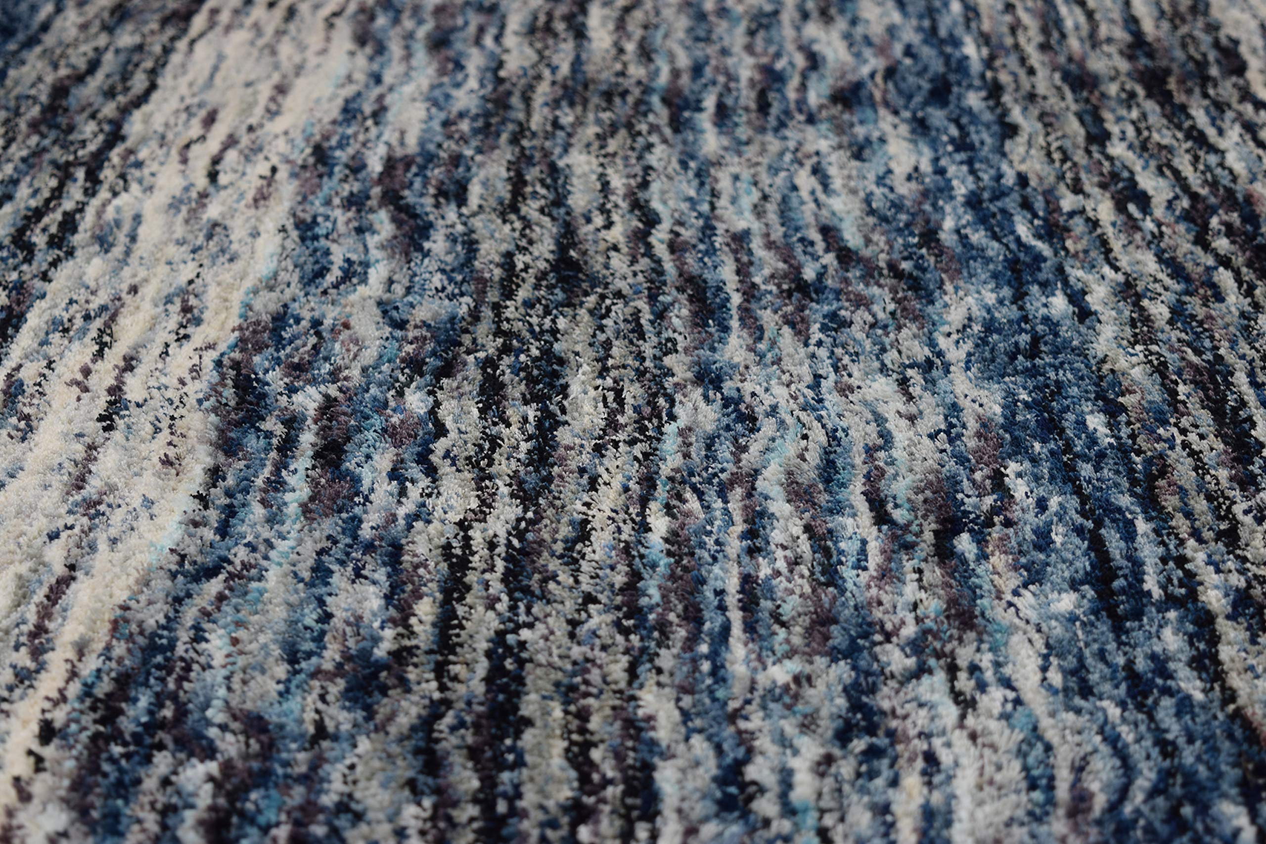 Addison Rugs SANIBEL31 Navy Blue 8'X10' Area Rug - Soft & Durable for Living Room, Bedroom, or Office Decor