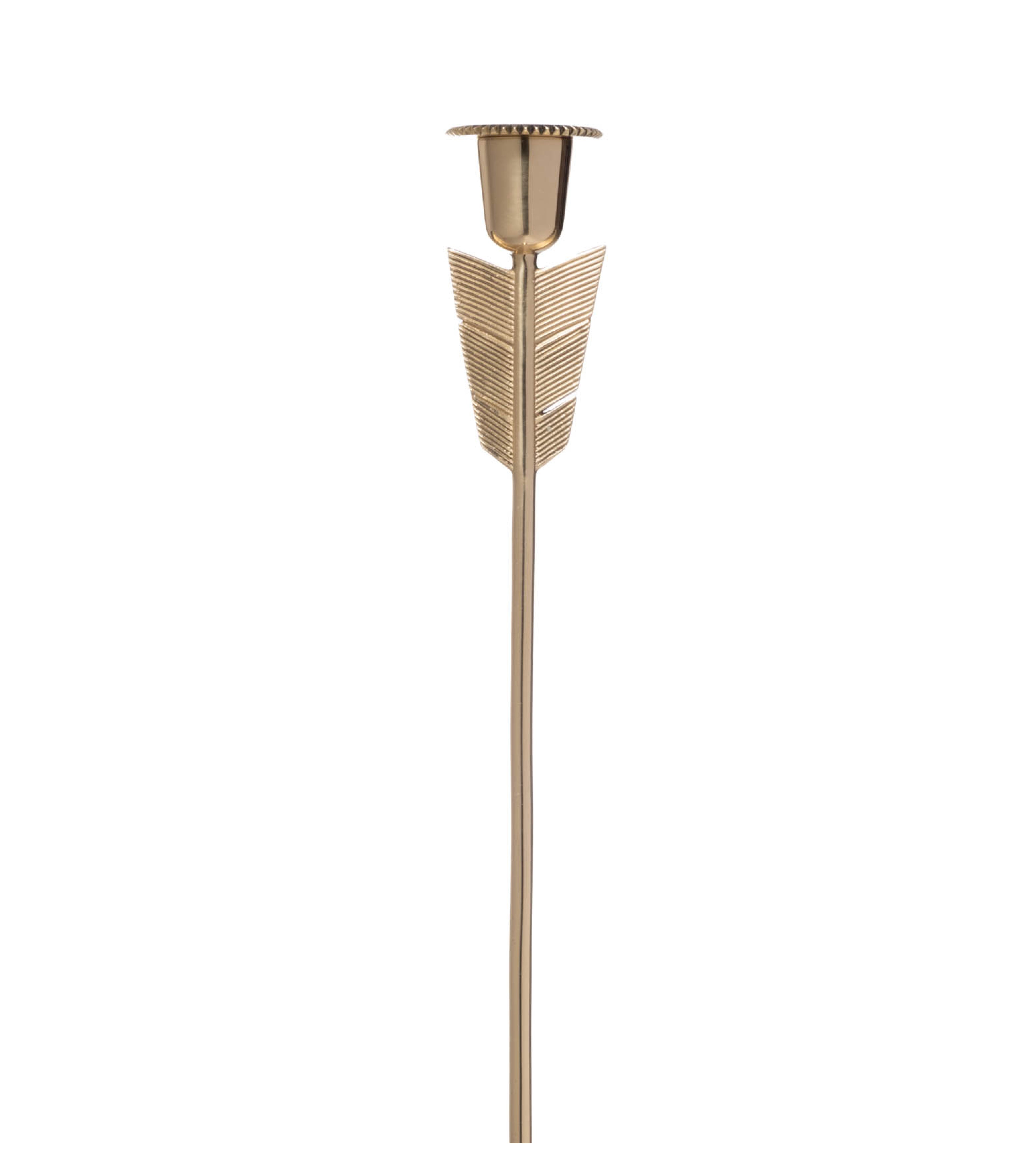 Arrow Candle Holder - Elegant Metal Candle Stand for Home Decor, Wedding Centerpieces & Romantic Dinner Table Setting
