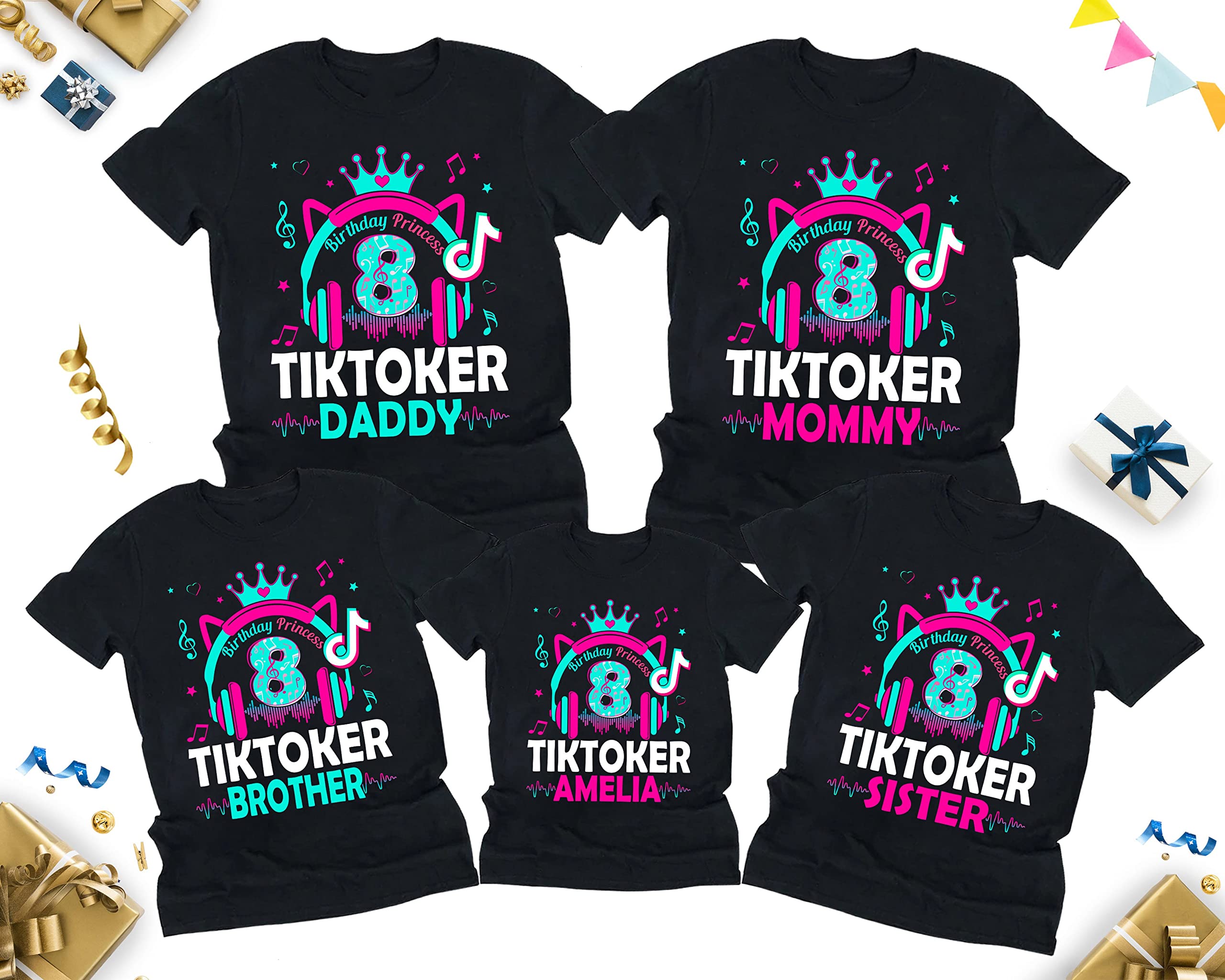 **2022 Custom Birthday Family Matching Shirts - Personalized Family Outfits for Birthday Celebrations - Perfect for 4-Year-Old Birthday Boy & Group Photos**    *(Ideal for Birthday Parties, Family Reunions, and Special Occasions)*