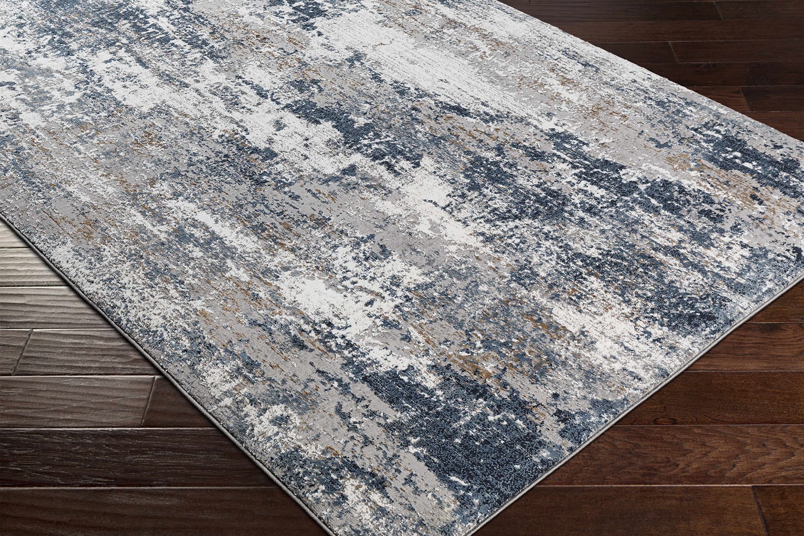 Hauteloom Kipkelion Modern Gray Multi Area Rug 6'7