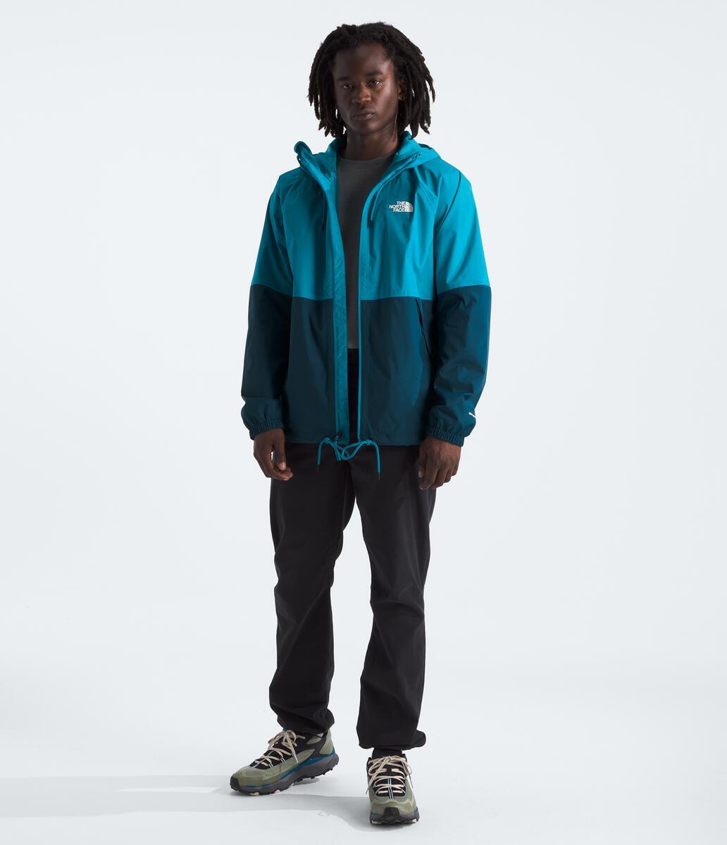 Antora Men's Rain Hoodie - Waterproof Windbreaker Jacket for Outdoor Hiking & Commuting | NF0A7QF3