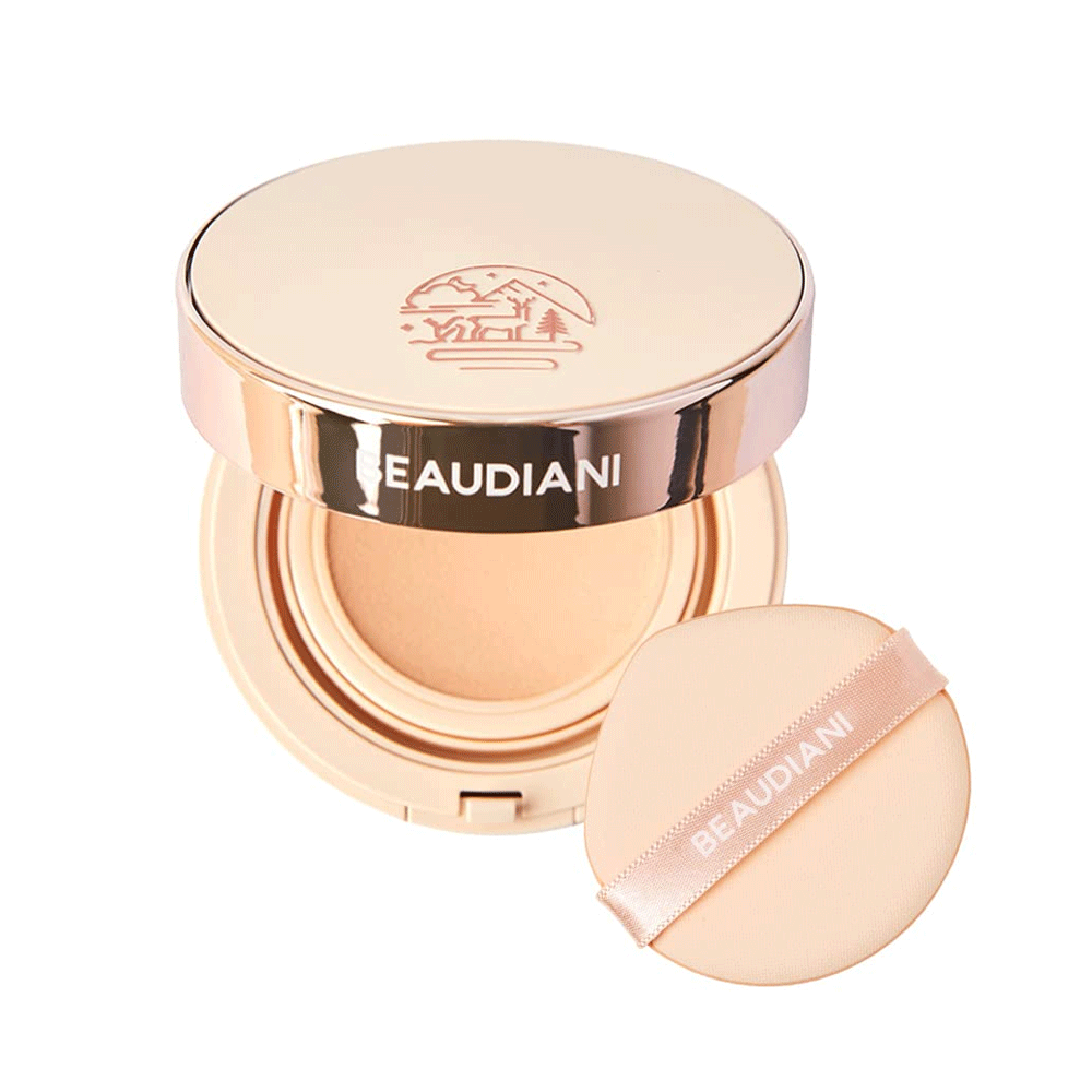 BEAUDIANI Mesh Tight Up Cushion 12g - Breathable Makeup Sponge for Flawless Foundation Application, 2 Colors (Pink & Beige) - Perfect for Daily Makeup, Professional Makeup Artists & Travel Beauty Essentials