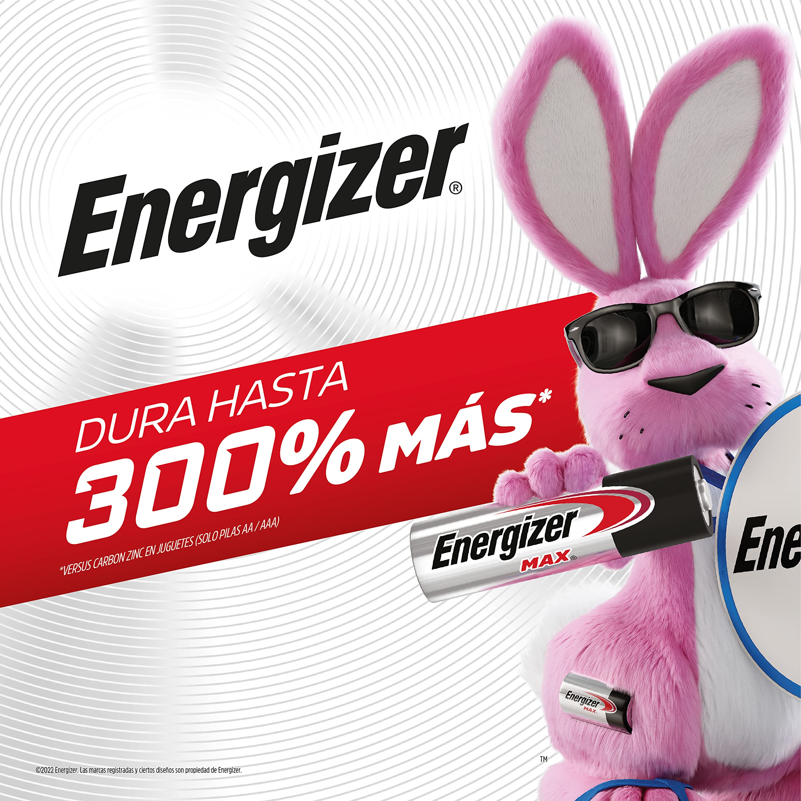 Eveready Energizer Max Alkaline AAA Batteries 8-Pack - Long-Lasting Power for Toys, Flashlights & Electronics (E92MP-8) - Ideal for Home, Office & Emergency Use