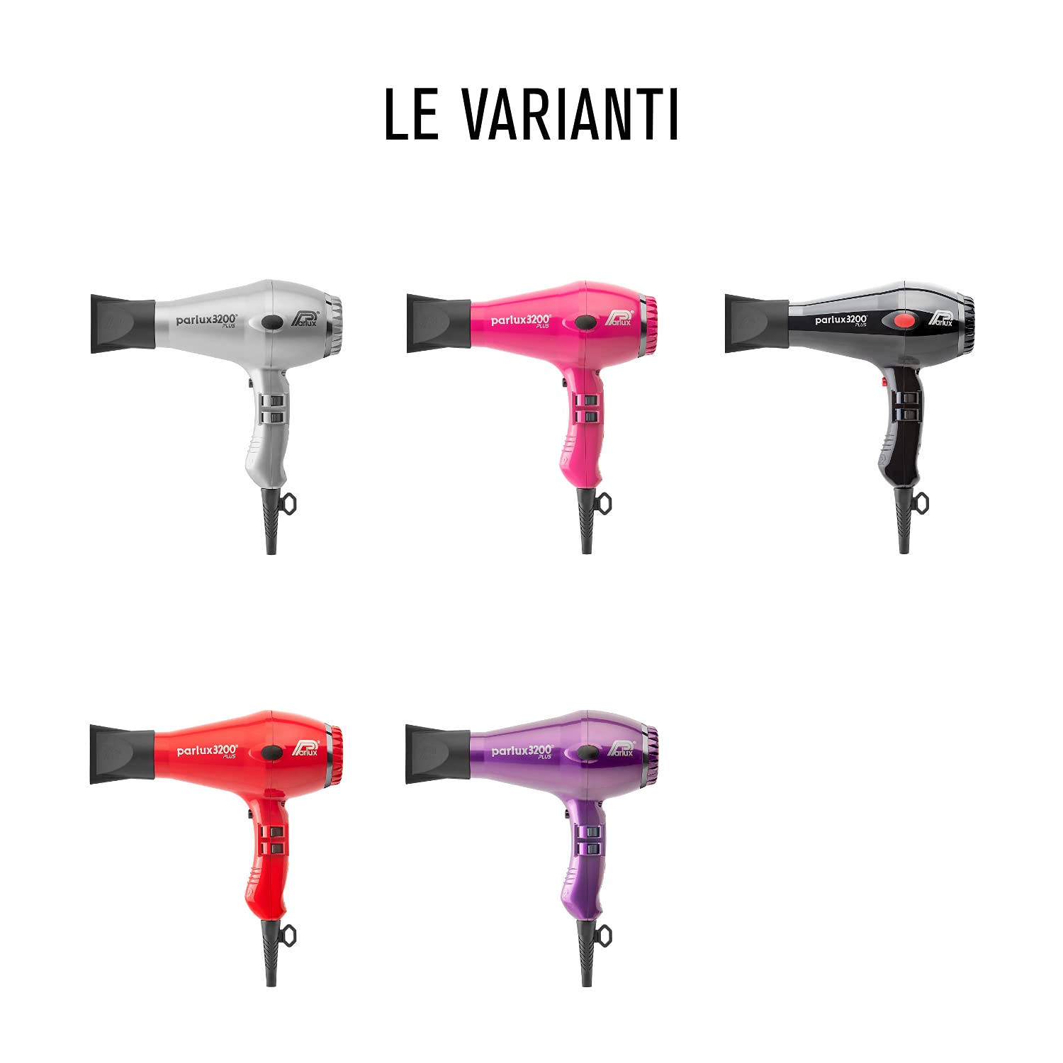 Parlux 3200 Plus Professional Hair Dryer - Fuchsia Pink | Lightweight & Fast Drying for Salon-Quality Results at Home | Perfect for Styling, Blowouts & Everyday Use