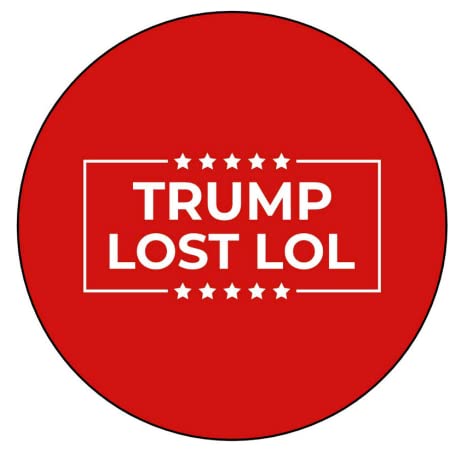 Anti-Trump Buttons - Set of 8 Political Protest Pins (2.25 Inch) for Backpacks, Jackets & Hats | Great for Campaigns, Rallies & Activism