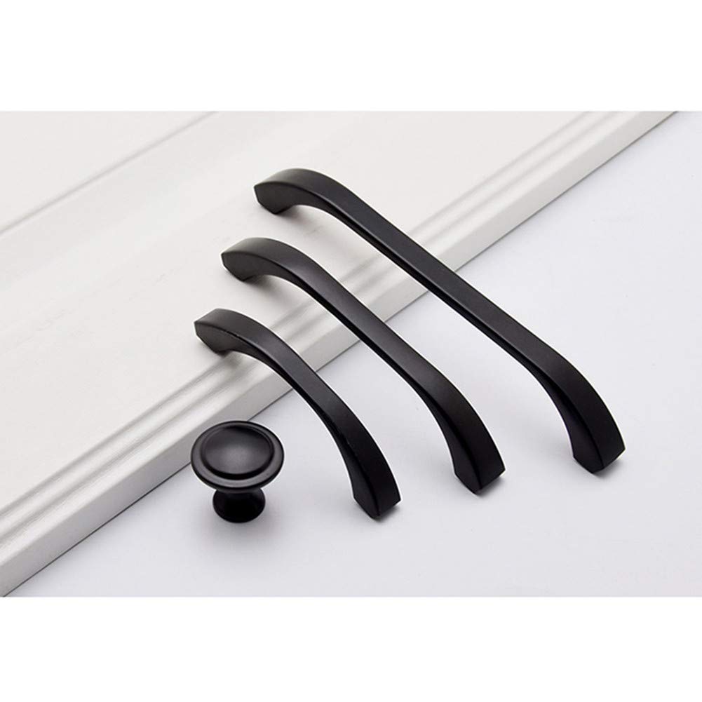 10 Pack Black Kitchen Cabinet Handles - 3-3/4
