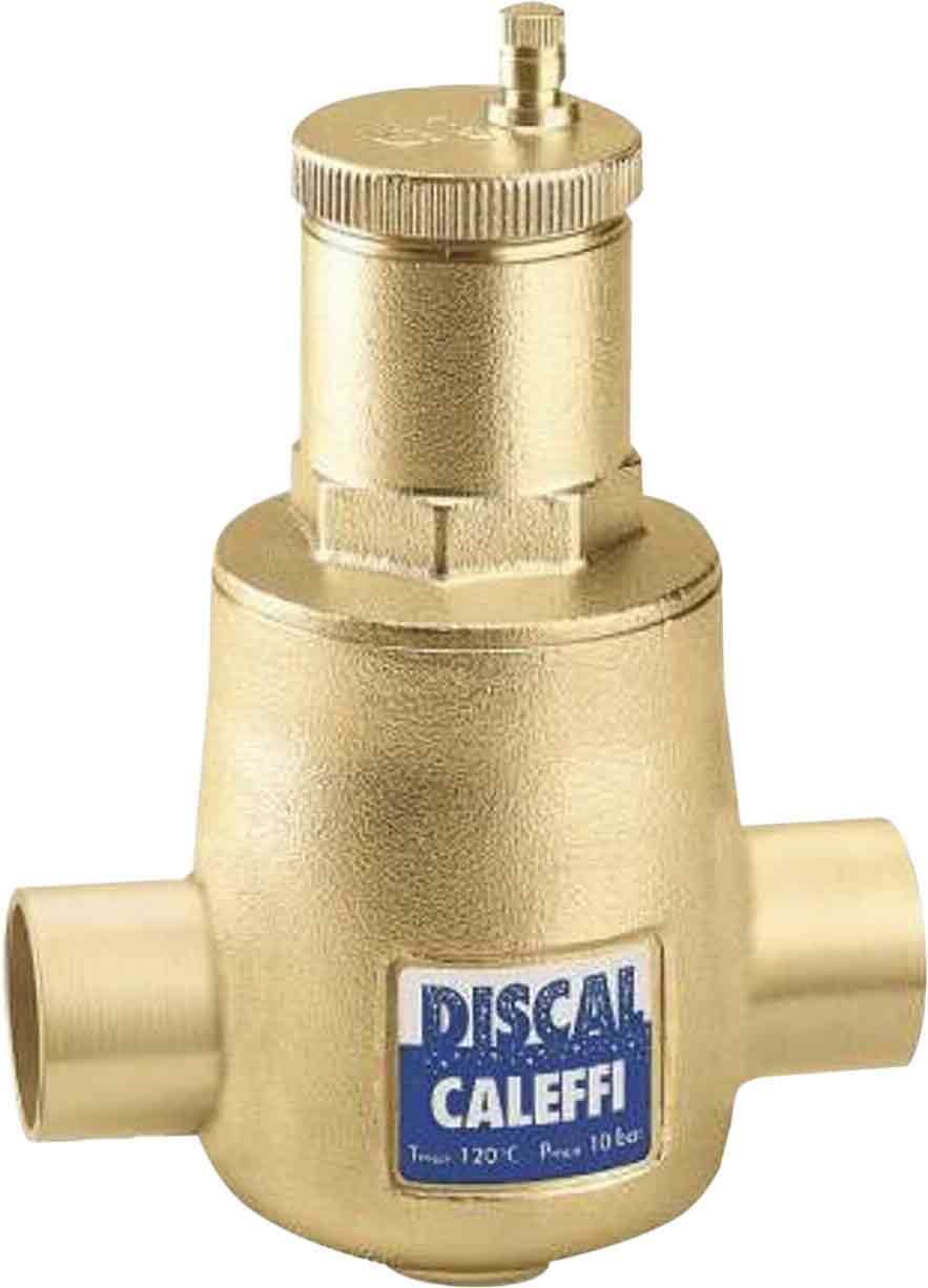 Caleffi 551041A 1-1/2-Inch Sweat Air Separator for Hydronic Heating Systems - Efficient Air Removal in Plumbing & HVAC Applications