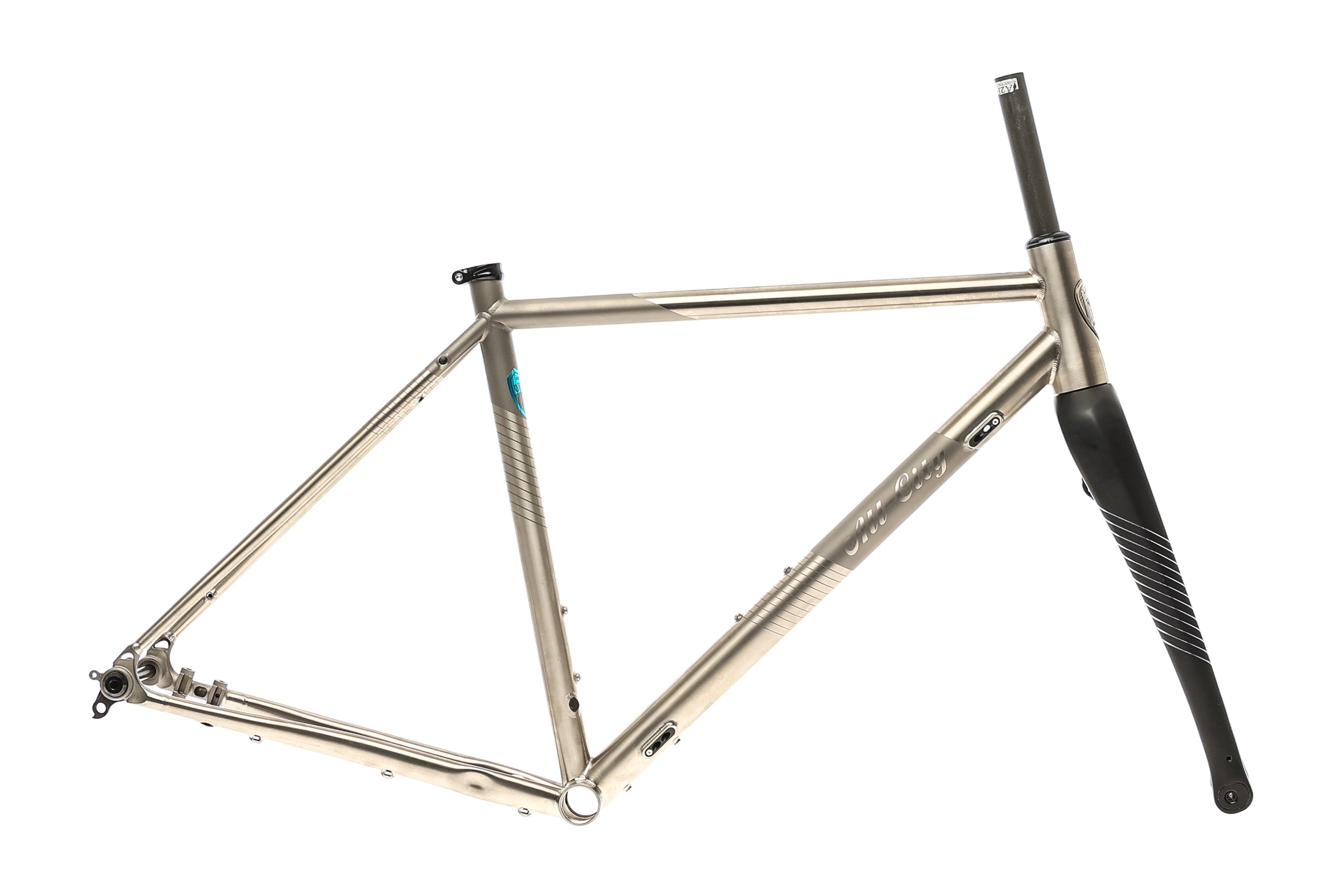 2023 All City Cosmic Stallion Titanium 52cm Road Bike Frameset - Lightweight & Durable for Urban Commuting & Adventure Cycling