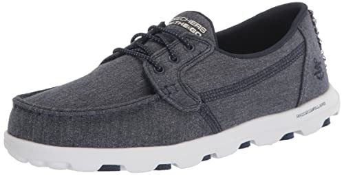 Skechers Men's On-The-Go 2.0 Bungee Slip-On Boat Shoes - Comfortable Casual Loafers for Walking, Travel & Everyday Wear