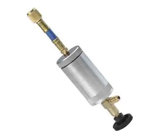 R134a Oil Injector 2734 - AC Refrigerant Oil Charger for Car & Home HVAC Systems | Fast & Easy Refrigerant Oil Injection Tool for Auto Repair & Maintenance