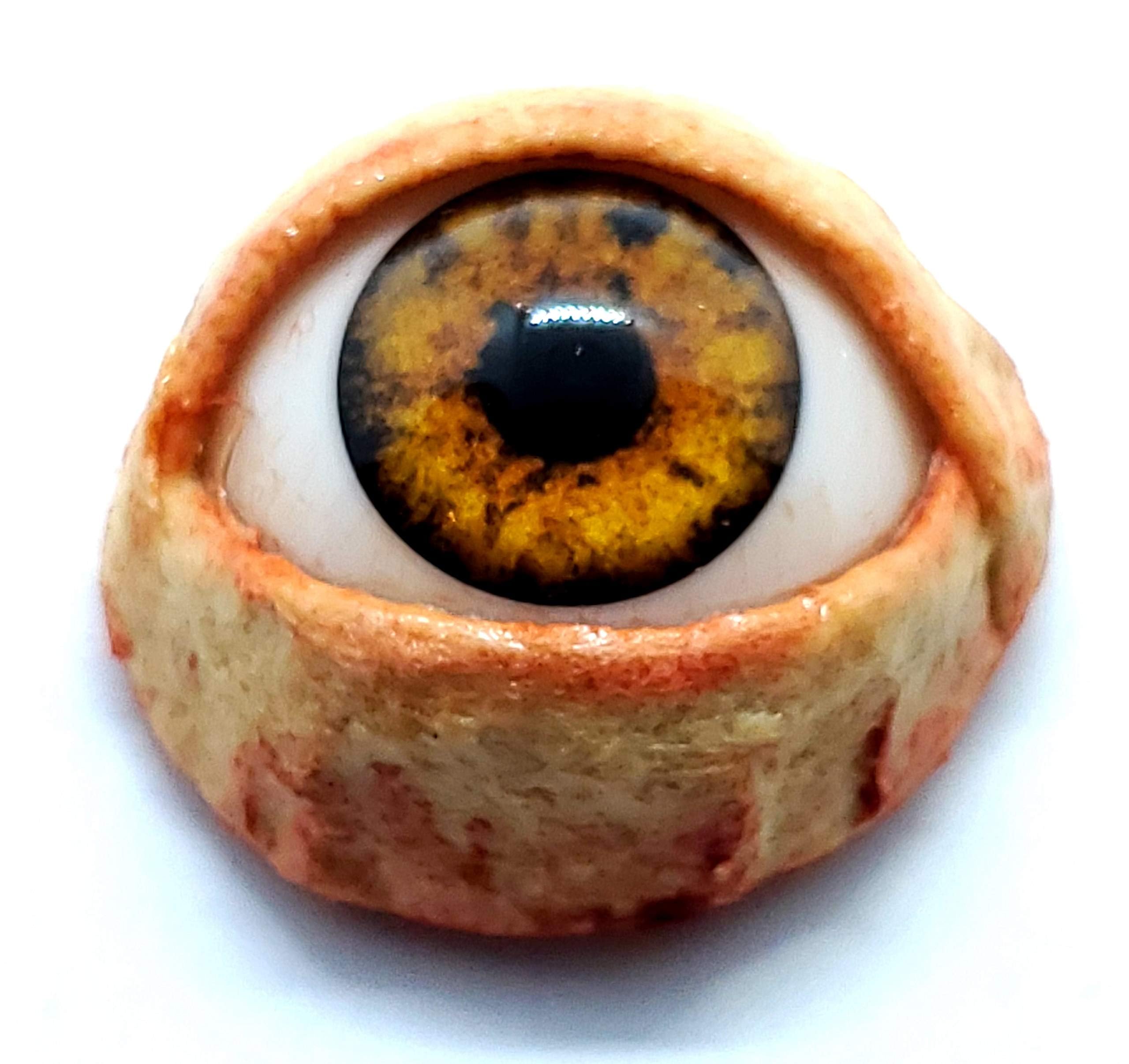 Realistic Zombie Acrylic Eyes 26mm - Halloween Props & Doll Making