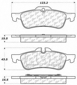 High-Performance 105.10600 Disc Brake Pads for Cars & Trucks - Premium Friction Material, Quiet Operation, Long-Lasting Durability - Perfect for Daily Commuting, Off-Roading & Performance Driving