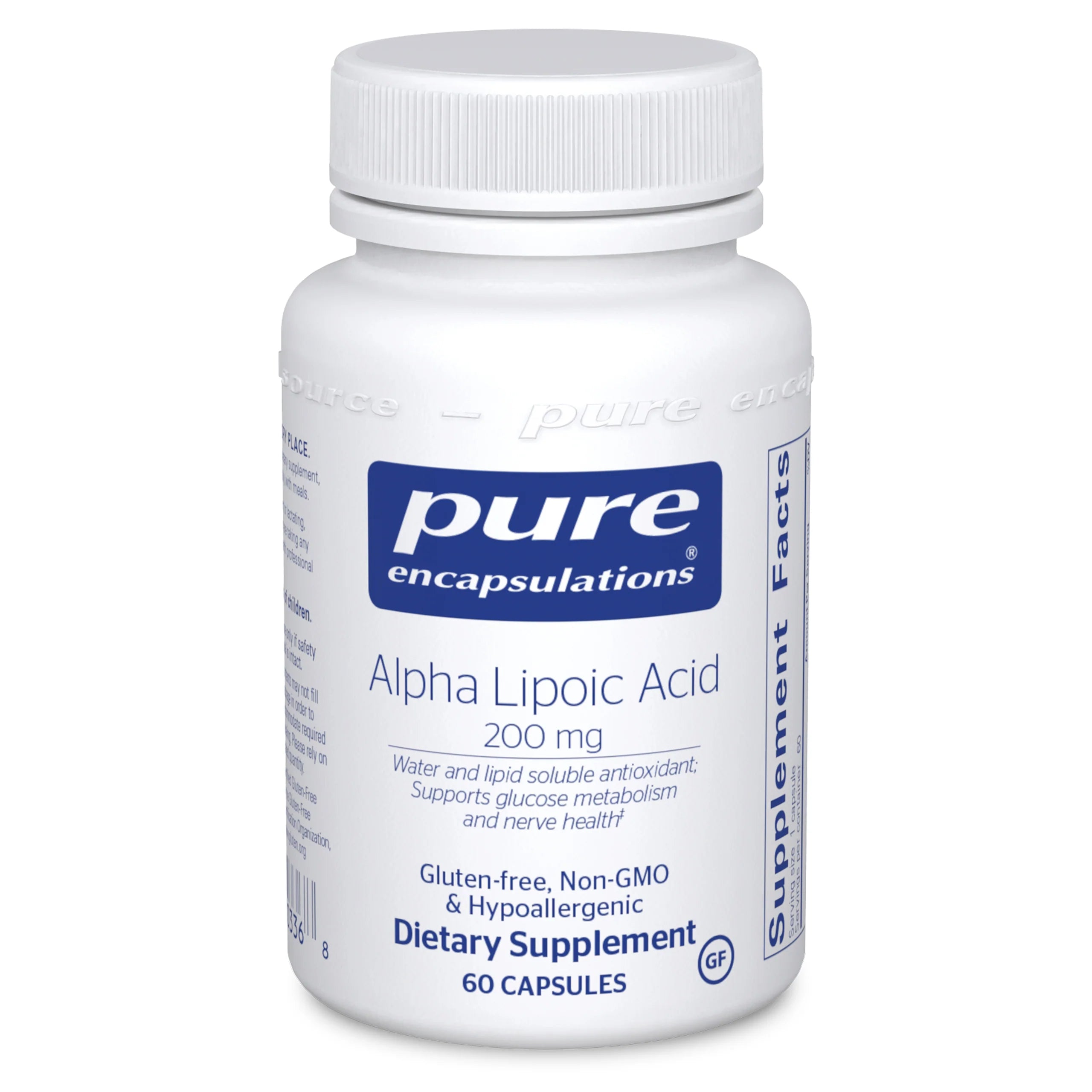 Alpha Lipoic Acid 200mg Supplement - Powerful Antioxidant for Nerve Support & Blood Sugar Balance - Perfect for Daily Wellness & Anti-Aging Routine