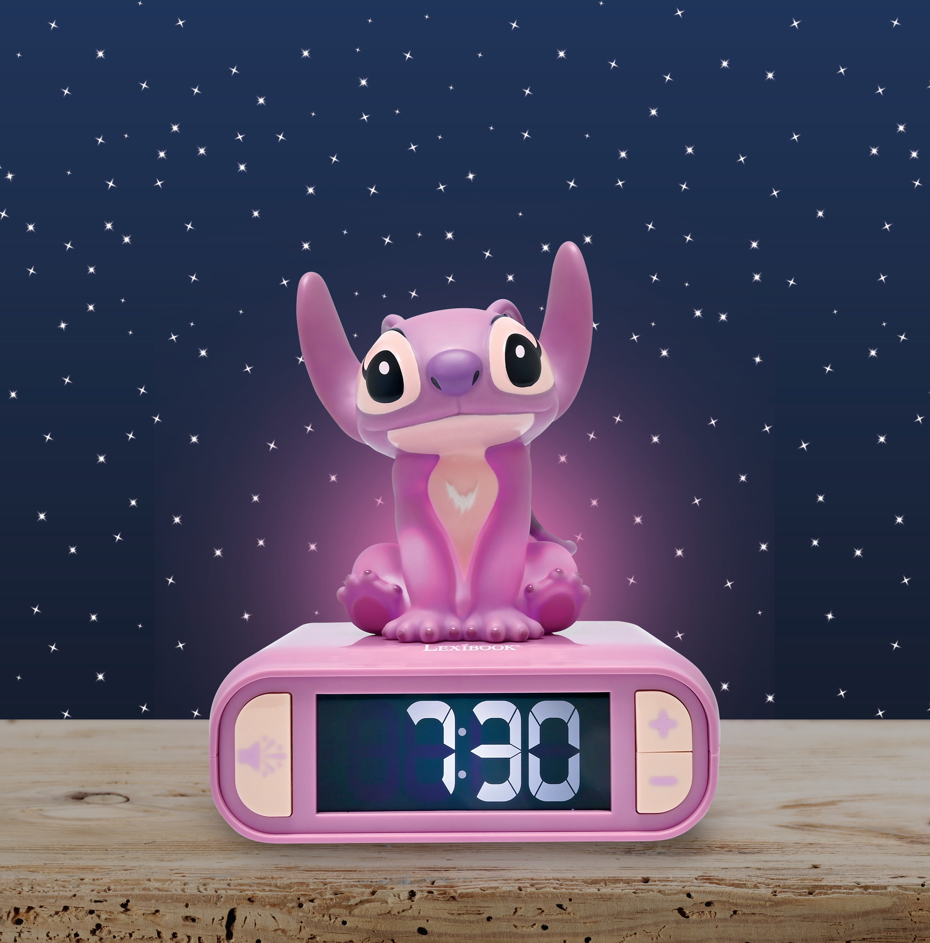 Angel Night Light Alarm Clock with Soothing Sounds - Perfect for Bedrooms, Nurseries & Relaxation Spaces