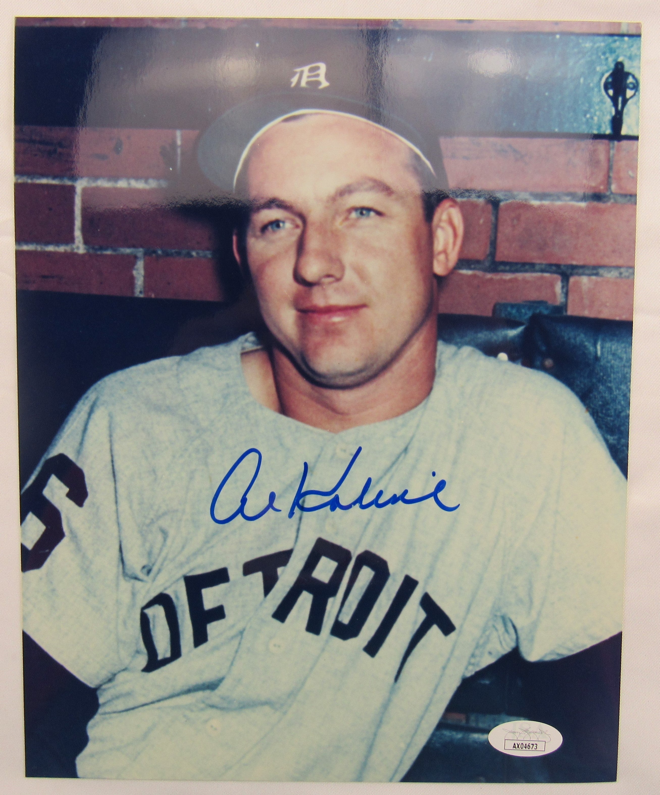 Authentic Al Kaline Signed 8x10 Photo with JSA COA AX04673 - Perfect for Detroit Tigers Fans, Sports Memorabilia Collectors & Baseball Enthusiasts