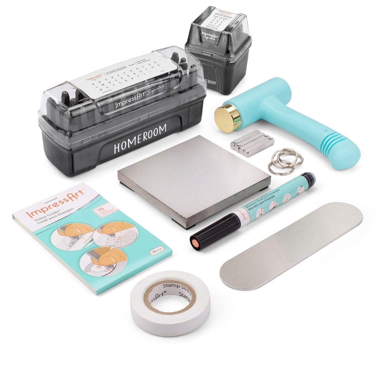 ImpressArt - Ultimate Metal Stamping & Bracelet Making Kit with Tools & Supplies for DIY Jewelry Crafting - Perfect for Handmade Bracelets, Personalized Charms, and Custom Keepsakes - Ideal for Jewelry Makers, Craft Enthusiasts, and DIY Gift Projects