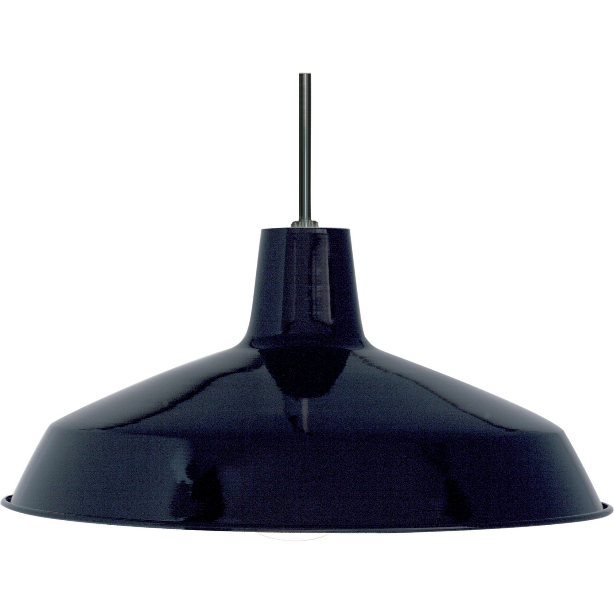 16 Inch Industrial Pendant Light - 1 Light Warehouse Shade Fixture for Workshop, Garage & Loft Lighting | Vintage Edison Bulb Compatible