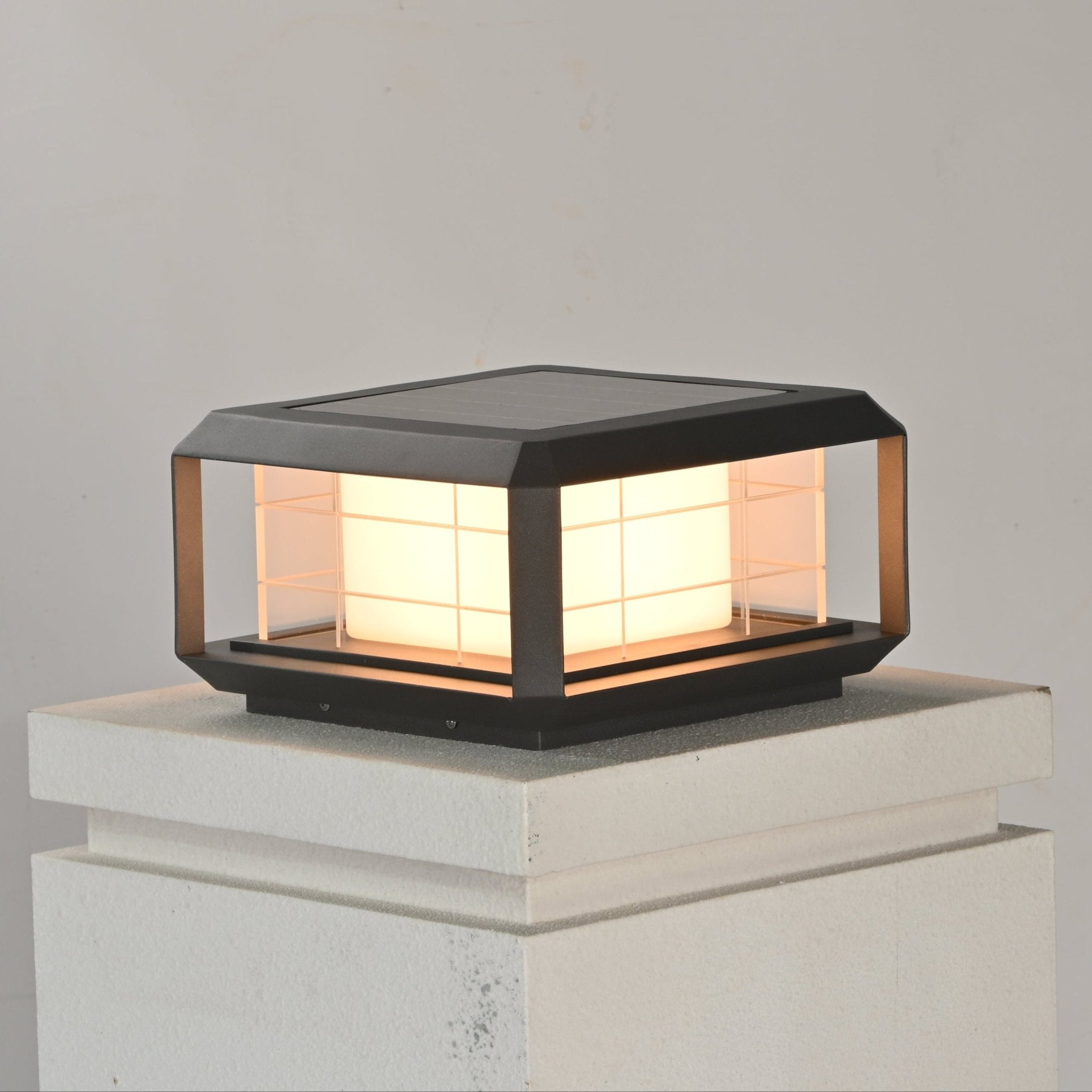 Grid Guard Solar Lantern - Waterproof Outdoor Solar Light with 3 Lighting Modes for Garden, Patio, Camping & Emergency Use