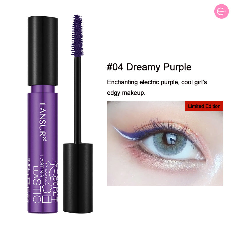 LANSUR Vibrant Bounce Mascara - Volumizing & Lengthening Waterproof Mascara for Dramatic Lashes | Perfect for Everyday Wear & Special Occasions