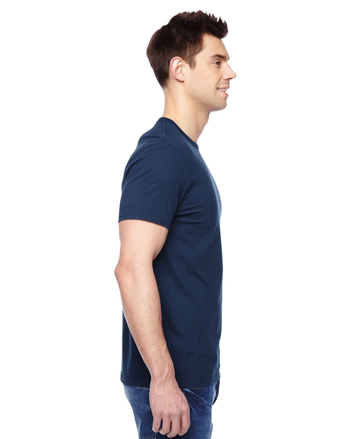 Fruit of the Loom Men's Soft Cotton Crew Neck T-Shirt Pack - Comfortable Basic Tees for Casual Wear, Workout & Everyday Use