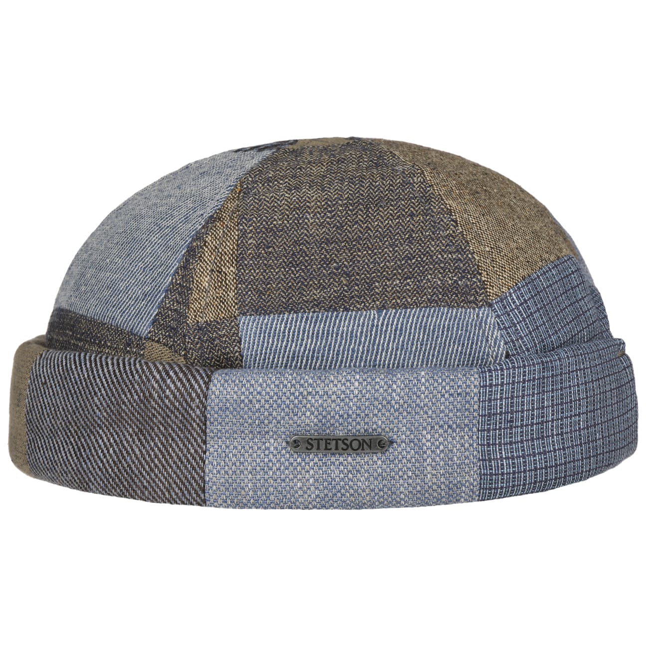 Stetson Laughlin Patchwork Docker Hat for Men - Western Cowboy Style Hat for Outdoor, Rodeo, and Casual Wear
