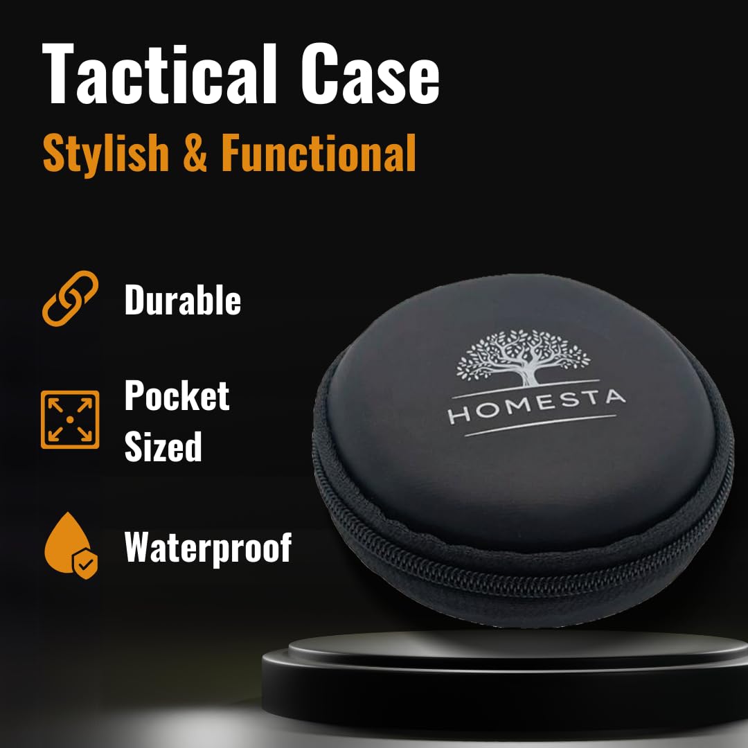 HOMESTA Anti-Radiation Headphones with Mic - EMF-Free Air Tube Wired Stereo Headset for iPhone, Android, PC | 3.5mm Jack | Noise Cancelling | Perfect for Office, Gaming & Travel (Black)