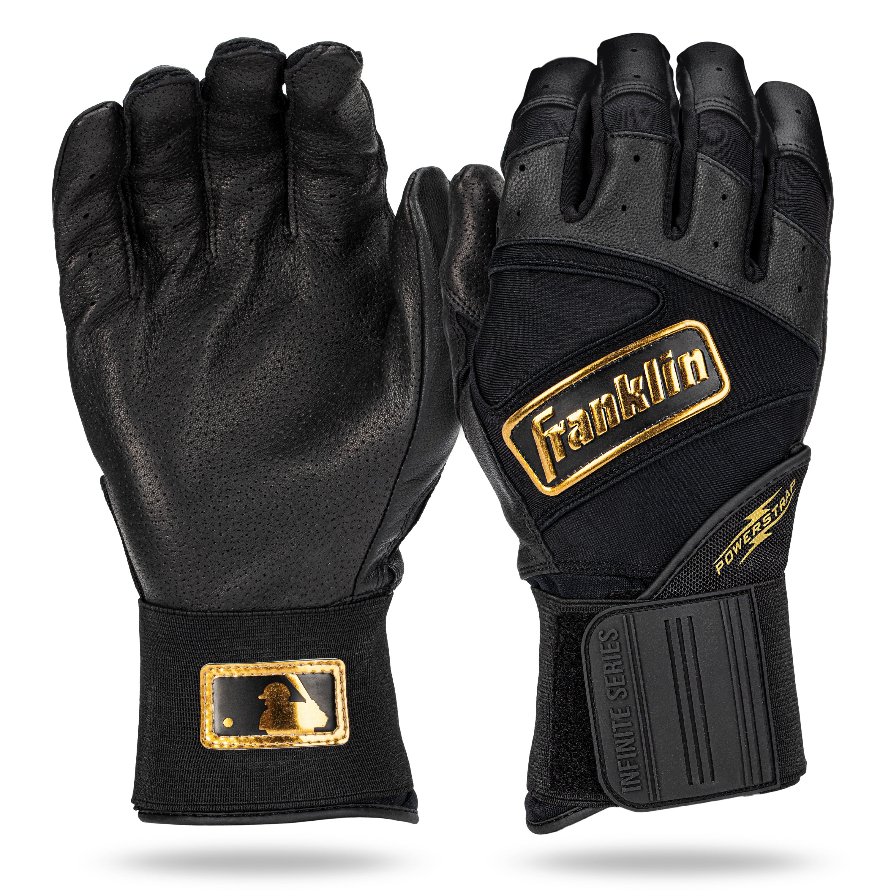 Franklin Powerstrap Infinite Series Youth Batting Gloves (2025) - Perfect for Baseball Training & Games