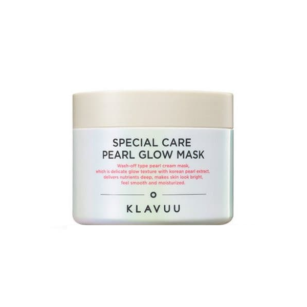 Klavuu Special Care Pearl Glow Mask - Brightening & Hydrating Facial Sheet Mask for Radiant Skin | Perfect for Skincare Routine & Self-Care Days
