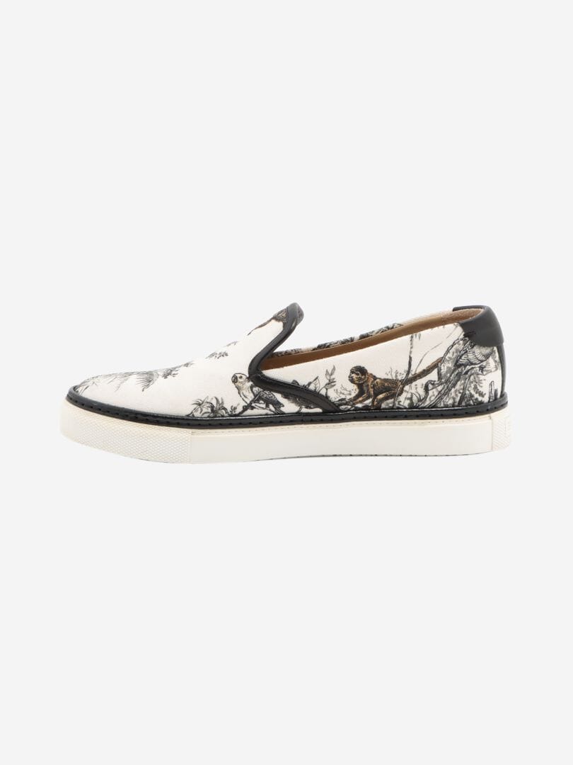 Trendy Grey Tiger Print Flats - Women's Size EU 36.5 (US 6.5) | Comfortable Casual Slip-On Shoes for Work, Travel & Everyday Wear