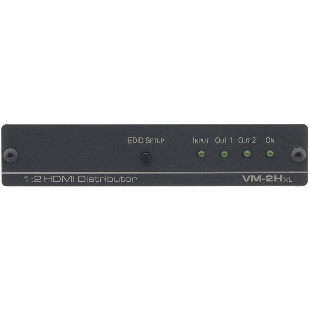 Kramer VM-2HXL 1x2 HDMI Distribution Amplifier - 4K 60Hz HDMI Splitter for Home Theater & Gaming | Professional Audio Video Signal Booster for Conference Rooms & Live Events