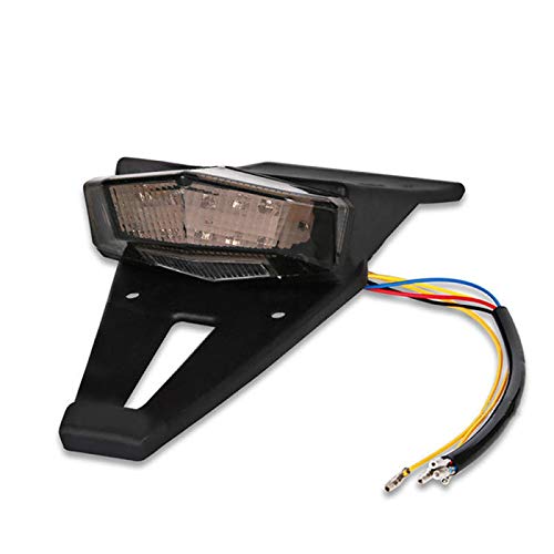 MACHSWON Universal LED Motorcycle Tail Light - Dirt Bike Rear Fender Brake Light with Turn Signals, Red Stop Lamp for ATV, Enduro & Off-Road Bikes | Perfect for Night Riding & Off-Road Adventures