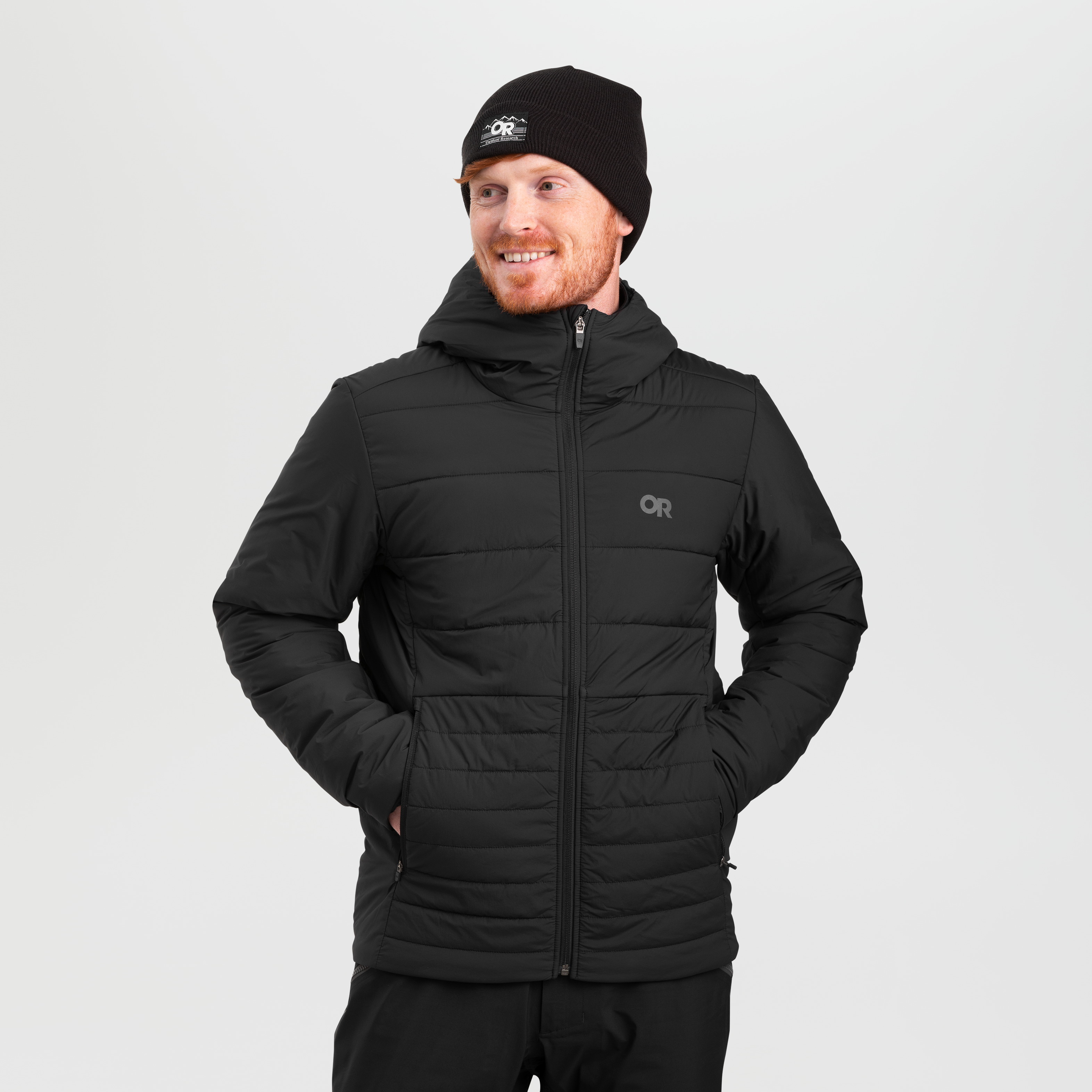 Men's Shadow Insulated Hoodie - Lightweight Winter Jacket with Warm Fleece Lining for Outdoor Activities, Hiking & Casual Wear