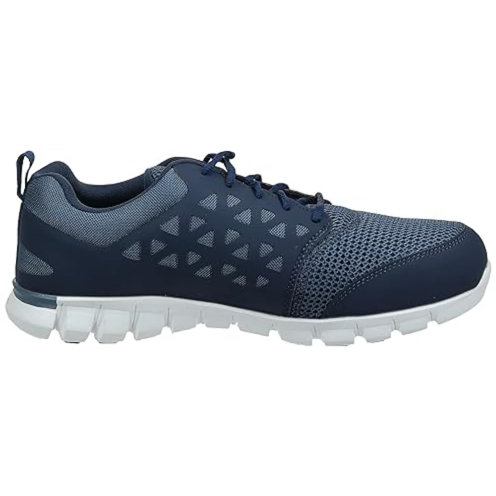 Reebok RB4043 Men's Sublite Cushion Work Safety Toe Shoes - Lightweight & Comfortable for Construction, Warehouse & Industrial Work