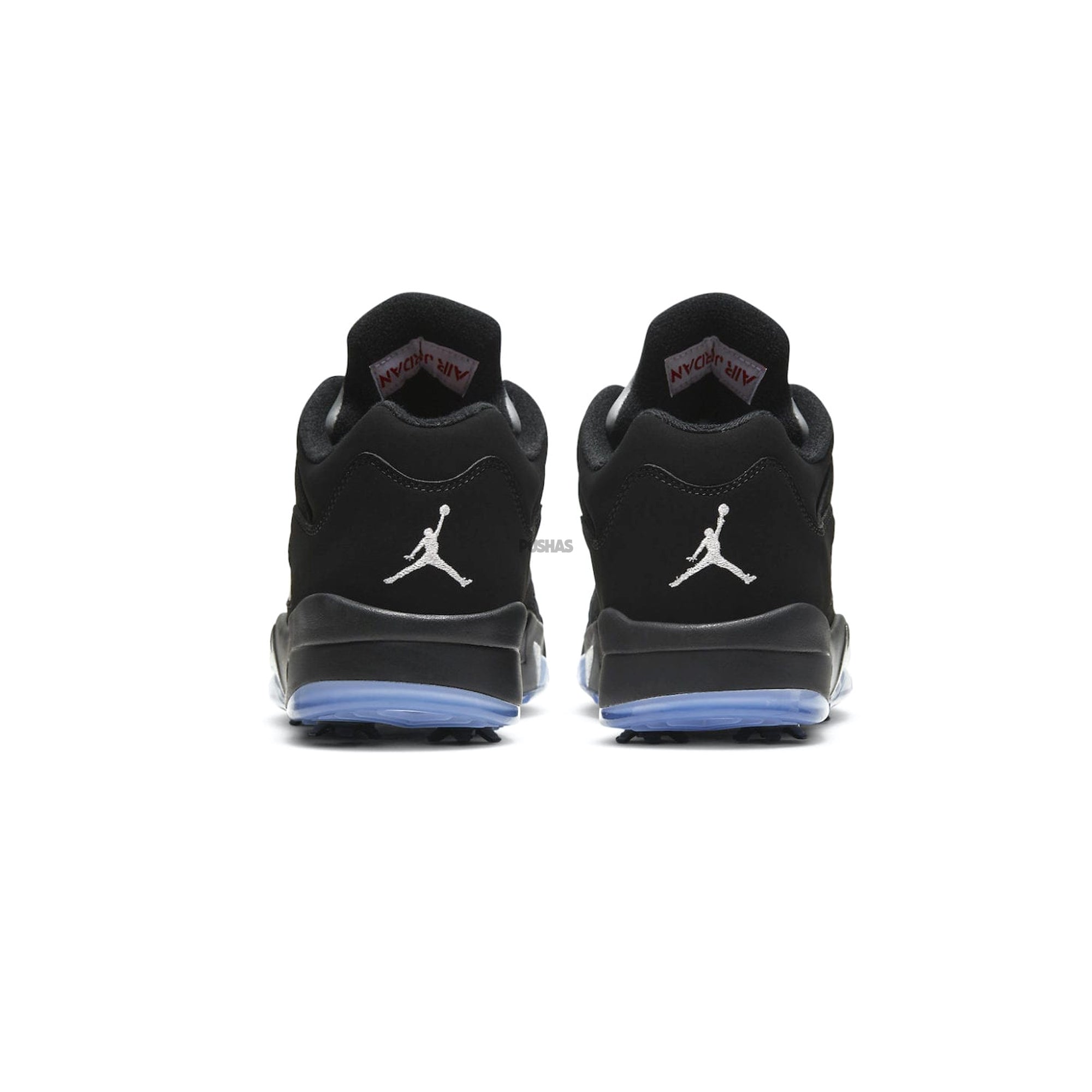 Air Jordan 5 Retro Low Golf Shoes 'Black Metallic' (2020) - Men's Basketball-Inspired Golf Sneakers for Comfort & Style on the Course