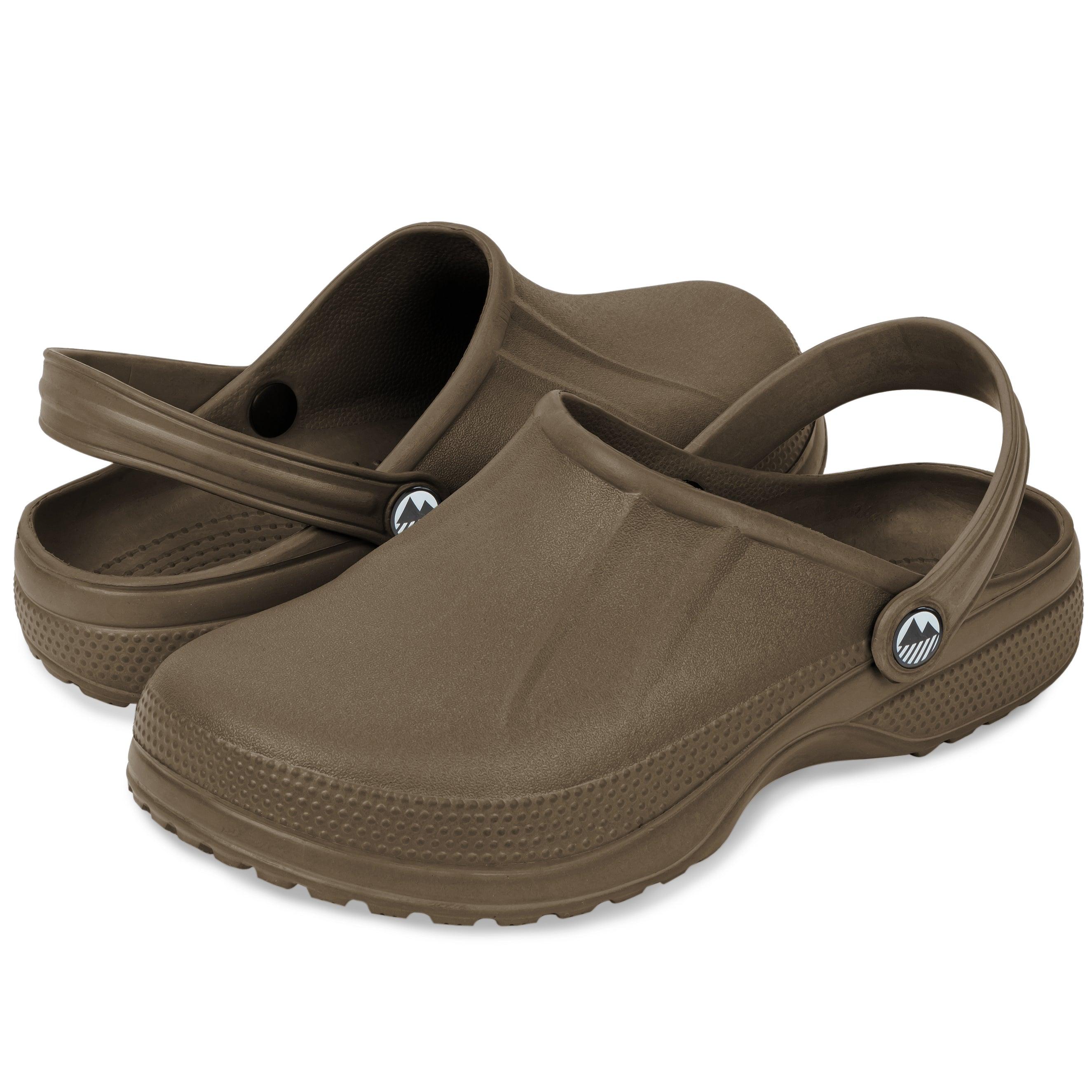 Men's Allonby Classic Garden Clogs - Wide Fit Comfortable Slip-On Shoes for Outdoor Work, Gardening & Beach Use