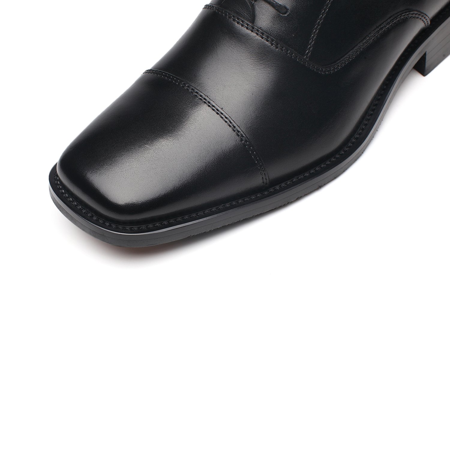 NXT NEW YORK Men's Classic Leather Oxford Dress Shoes - Comfortable Lace-Up Formal Business Shoes for Work, Wedding & Office Occasions