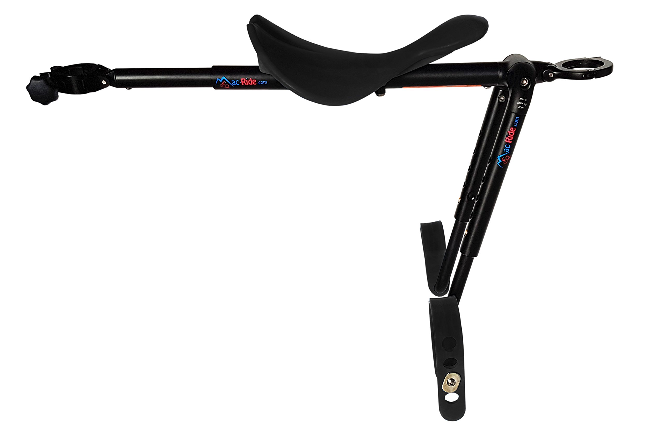 Best Child Bike Seat - Stealth Black, Comfortable & Safe Rear Mounted Bicycle Carrier for Toddlers - Perfect for Family Cycling, Commuting & Outdoor Adventures