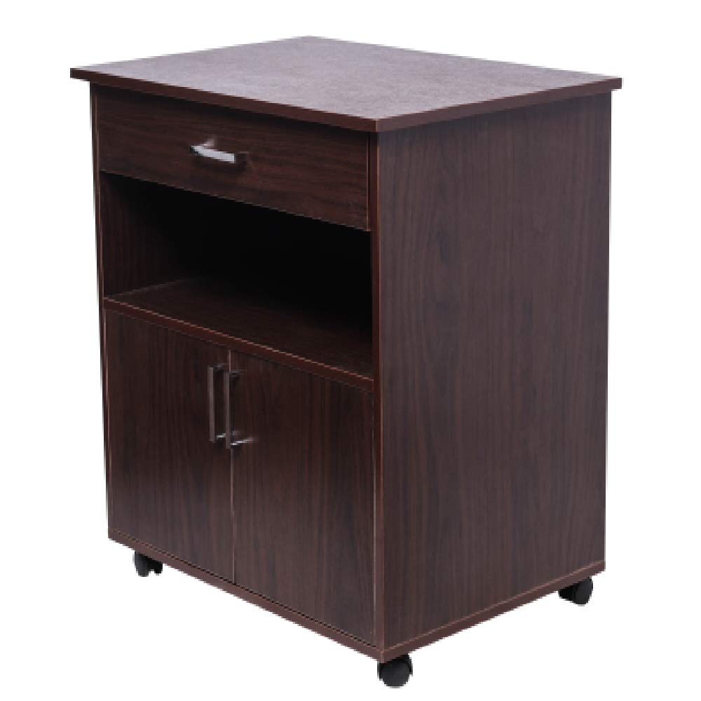 Wooden File Cabinet with Drawers & Shelves - 2-Tier Storage Organizer for Home Office, Bedroom, Living Room | Perfect for Document Storage, Office Supplies & Home Organization