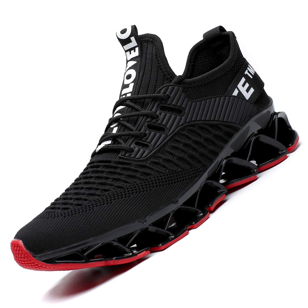 Chopben Men's Running Shoes - Non-Slip Blade Design Fashion Sneakers with Breathable Mesh & Soft Sole for Athletic Walking, Jogging, and Casual Wear | Perfect for Gym, Outdoor Activities, and Daily Use