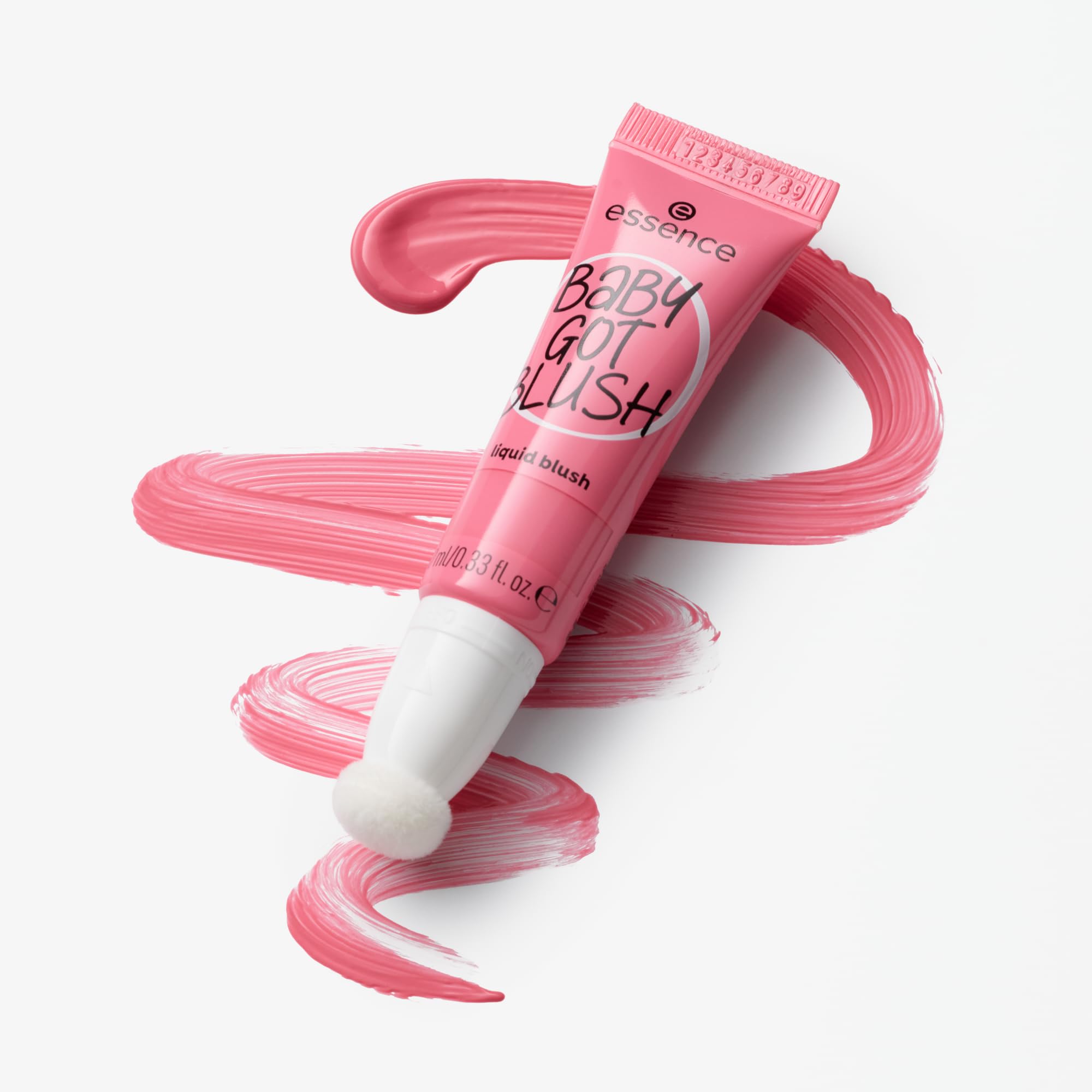 Essence Baby Got Blush Liquid Blush - Lightweight Buildable Radiant Cheek Color with Sponge Applicator | Vegan & Cruelty-Free Makeup (10 Pinkalicious) | Perfect for Natural Daytime Look & Glam Evening Makeup